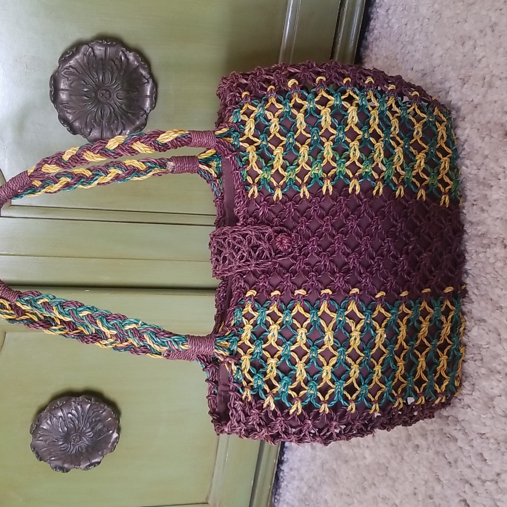 Macrame purse